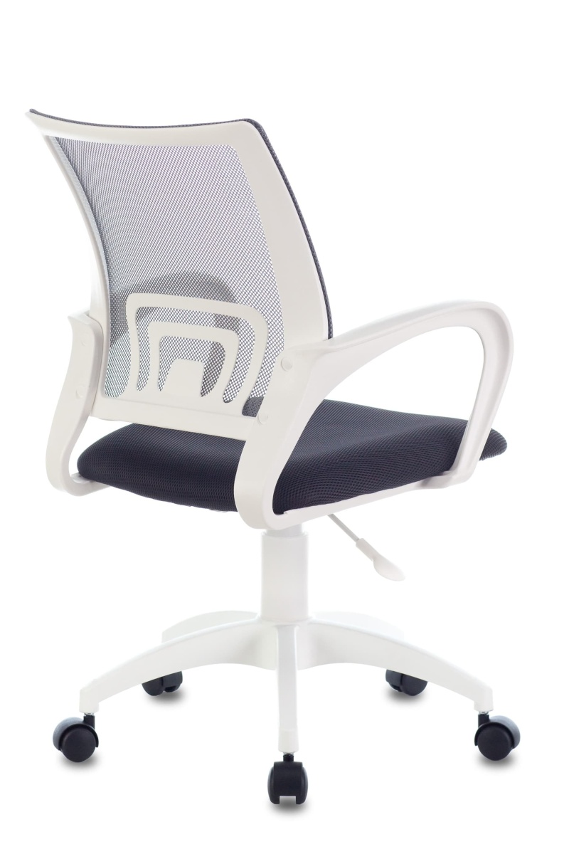 Кресло Бюрократ CH-W695NLT темно-серый TW-04 TW-12 сетка/ткань крестовина пластик пластик белый