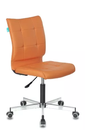 Кресло Бюрократ CH-330M/OR-20 без подлокотников оранжевый сиденье оранжевый искусственная кожа крестовина металл